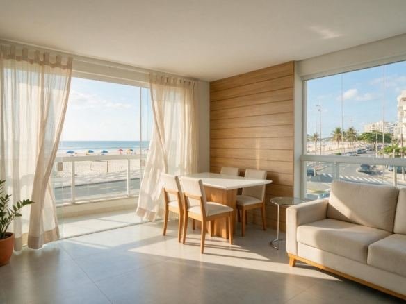 Apartamento em Candeias de frente para a praia