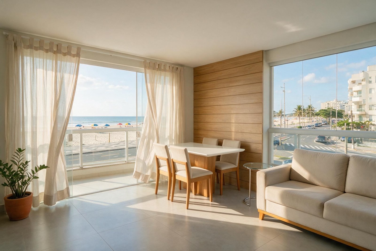 Apartamento em Candeias de frente para a praia