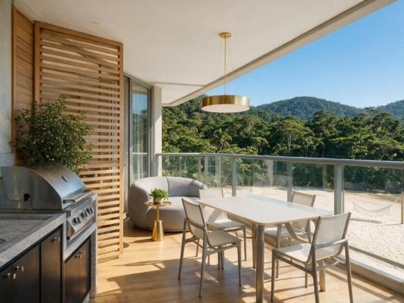 Apartamento na Praia do Paiva com infraestrutura de resort