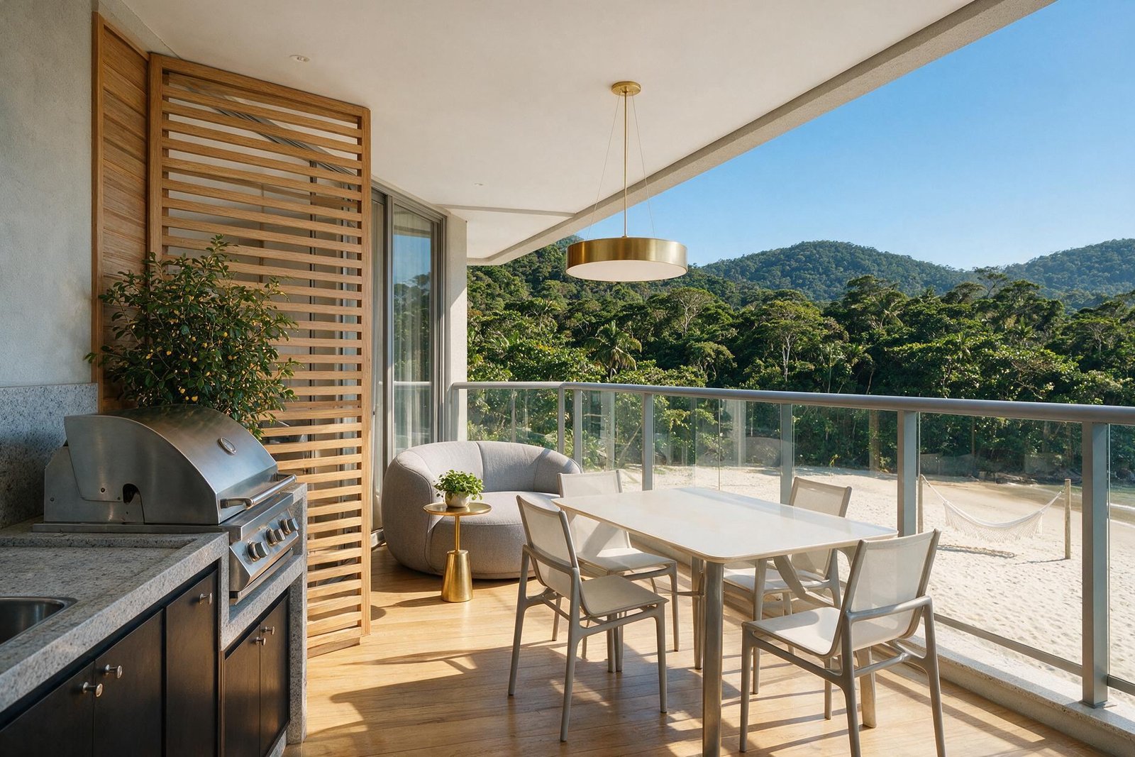 Apartamento na Praia do Paiva com infraestrutura de resort
