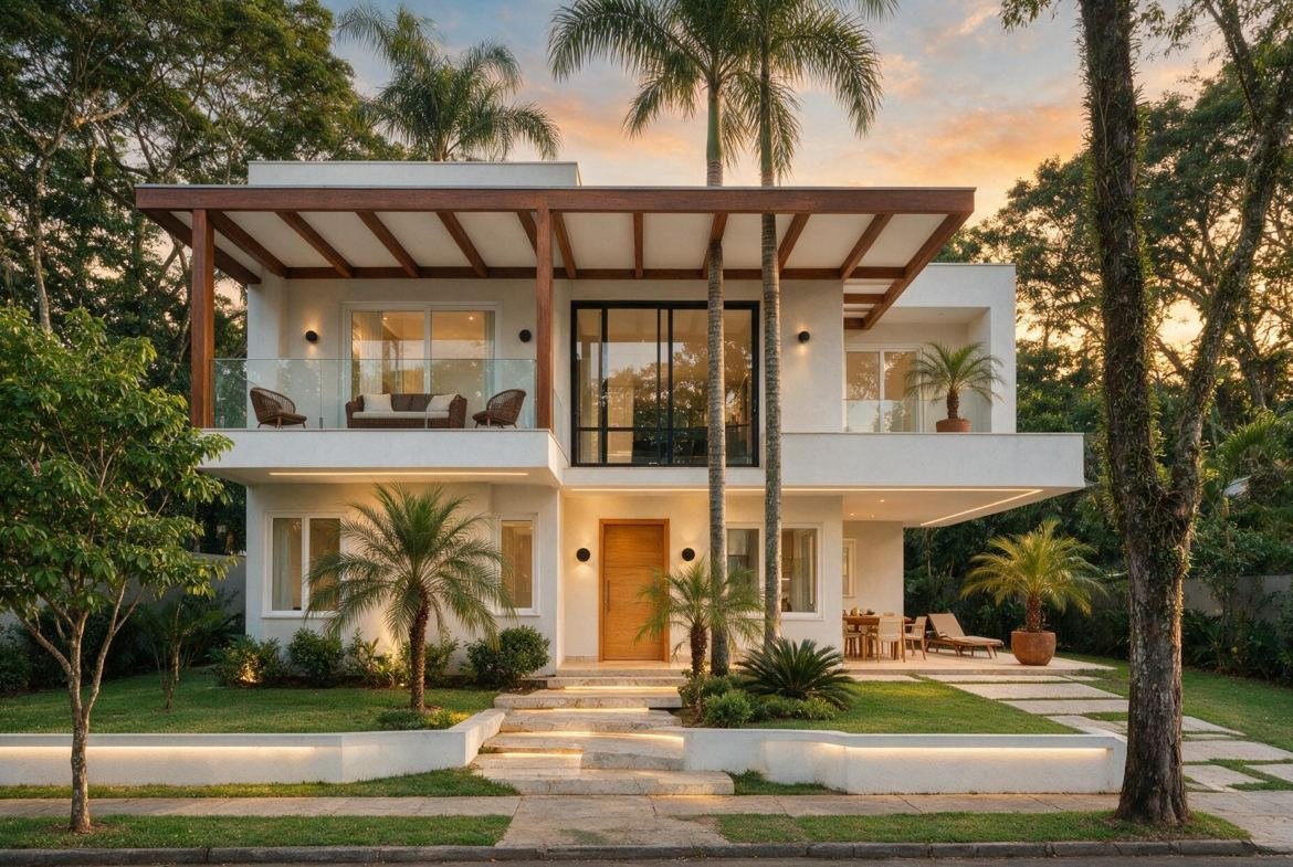 Casa em Casa Forte com jardim e área gourmet