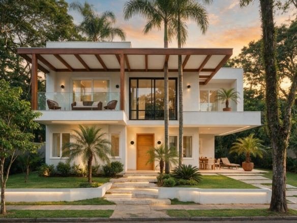 Casa em Casa Forte com jardim e área gourmet