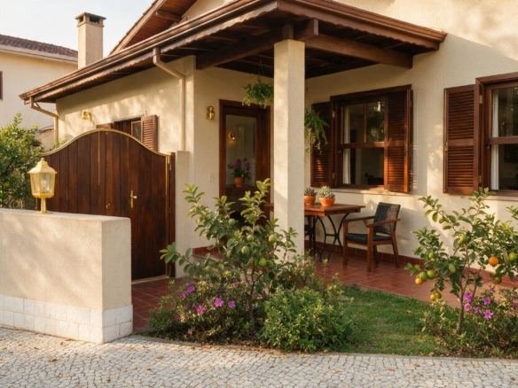 Casa em Parnamirim em rua arborizada