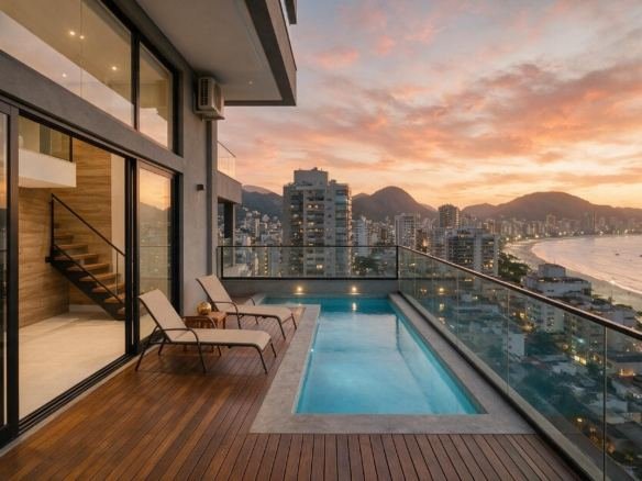 Cobertura duplex no Pina com piscina privativa