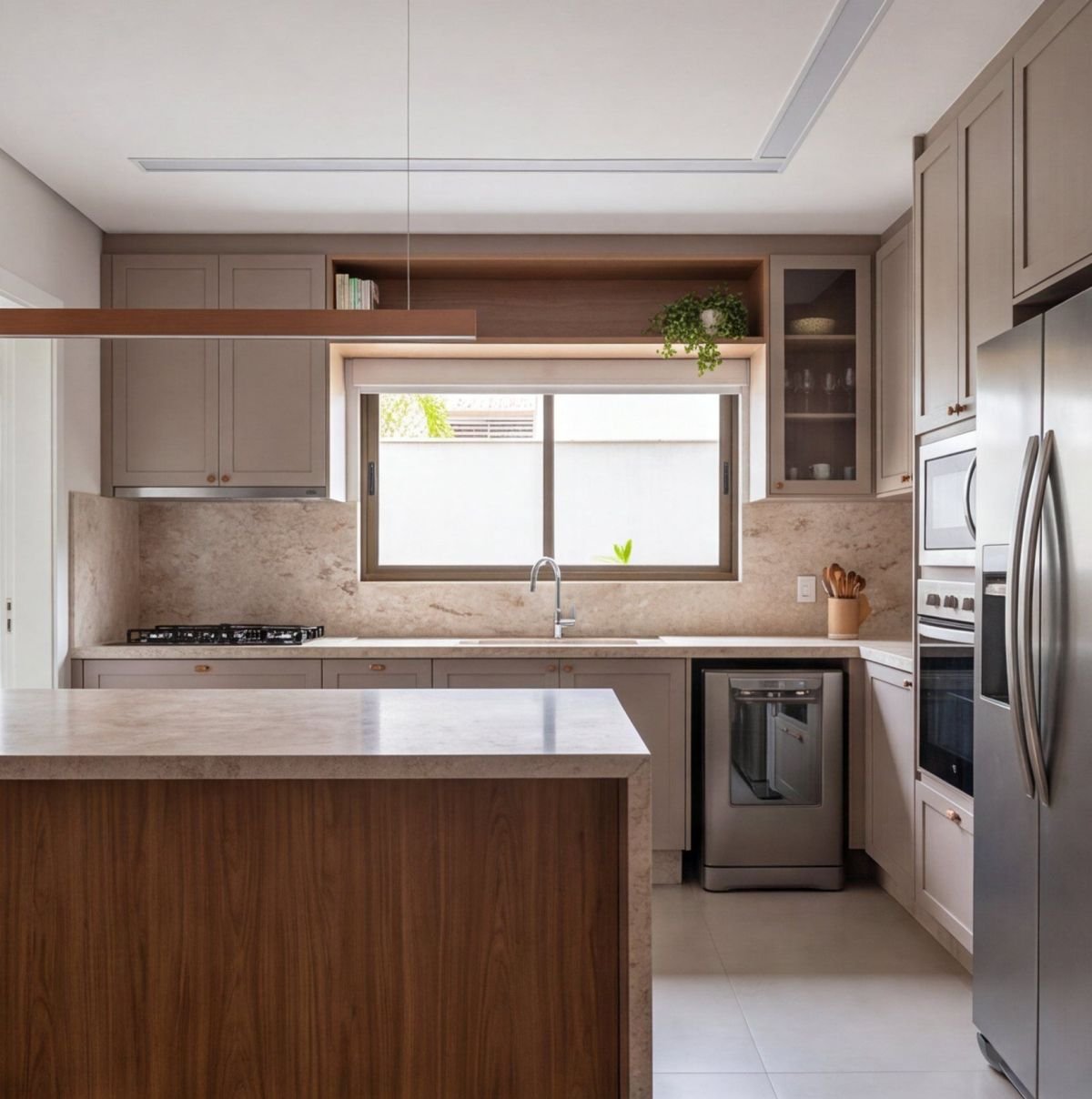 Casa em Parnamirim em rua arborizada — cozinha Casa em Parnamirim em rua arborizada — cozinha