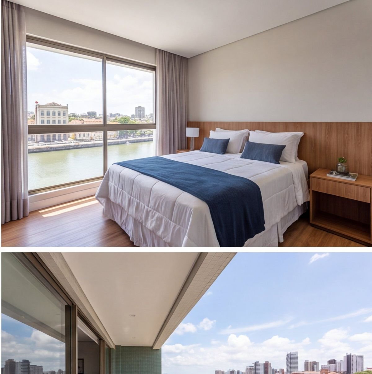 Apartamento na Boa Vista próximo ao Recife Antigo — quarto