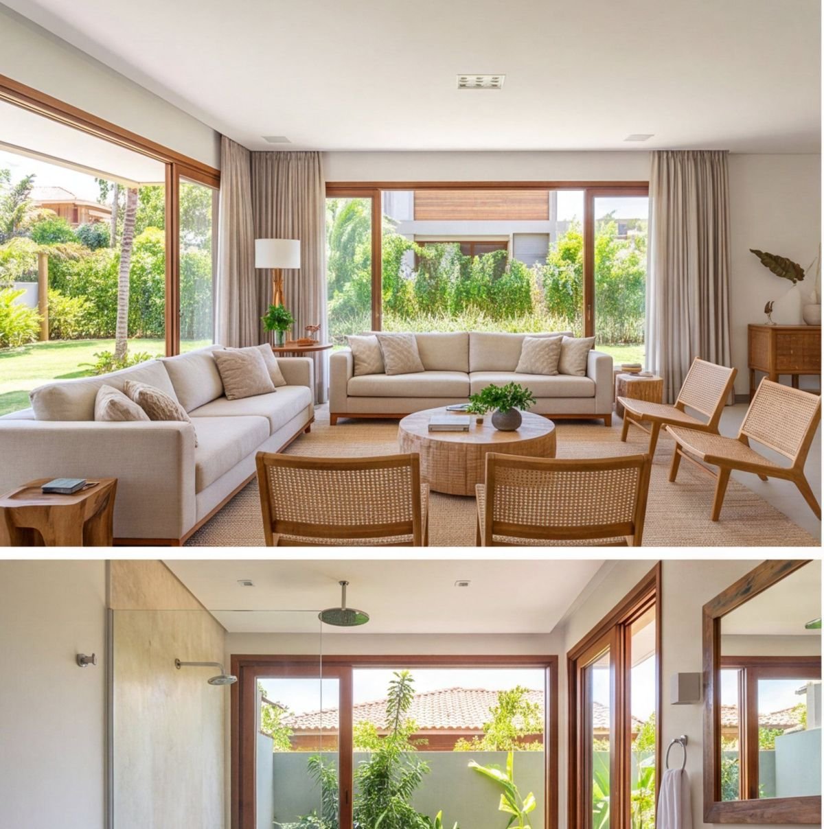 Casa de praia em Porto de Galinhas a 200 m do mar — sala Casa de praia em Porto de Galinhas a 200 m do mar — sala