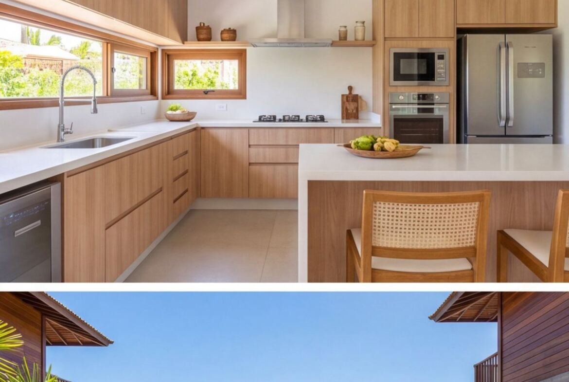 Casa de praia em Porto de Galinhas a 200 m do mar — cozinha