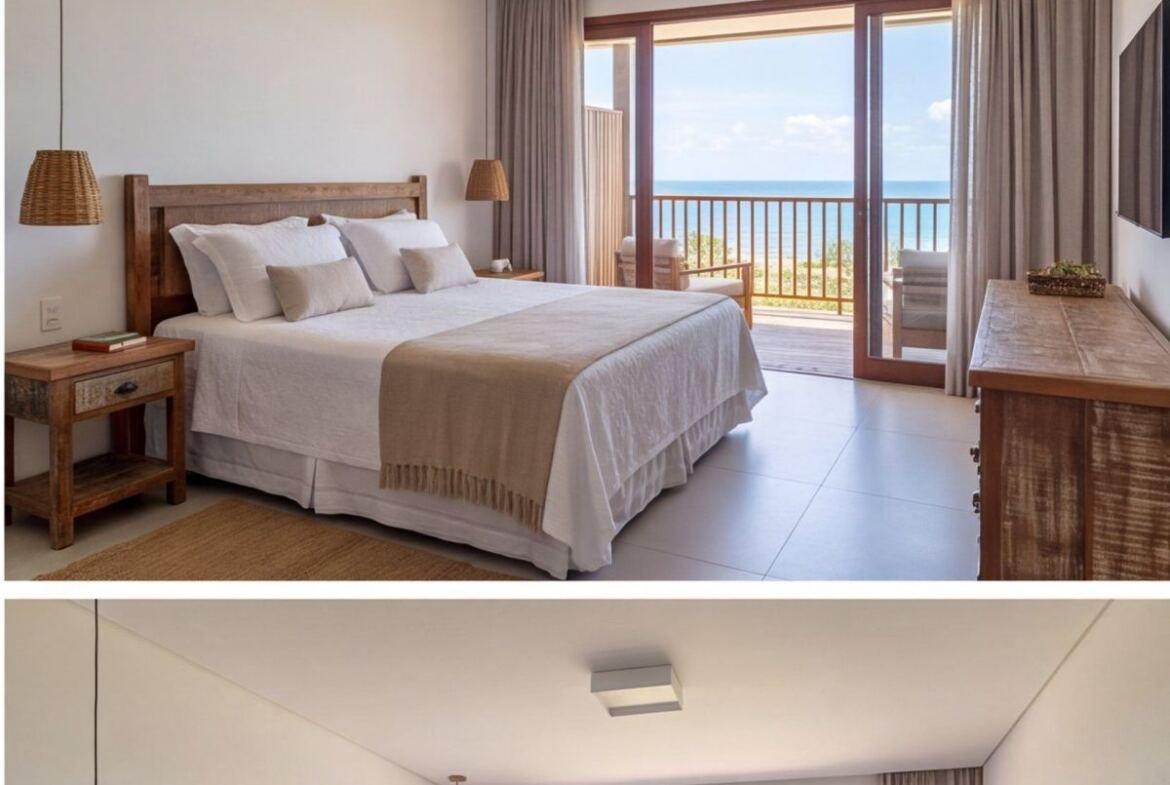 Casa de praia em Porto de Galinhas a 200 m do mar — quarto