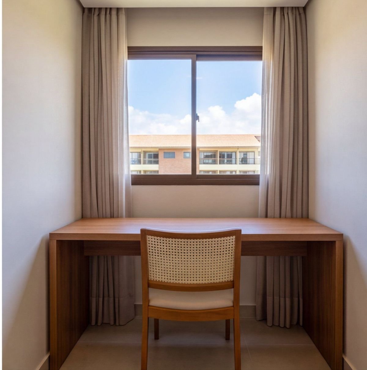 Flat em resort de Porto de Galinhas com piscinas naturais — quarto