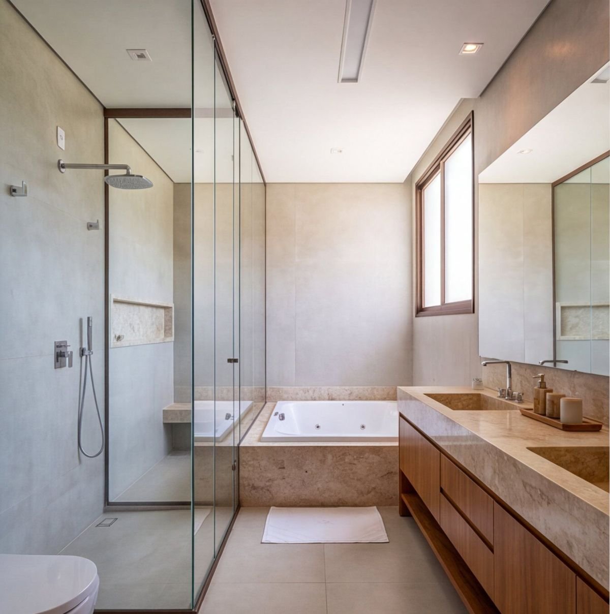 Casa em condomínio de Muro Alto com piscina privativa — banheiro Casa em condomínio de Muro Alto com piscina privativa — banheiro