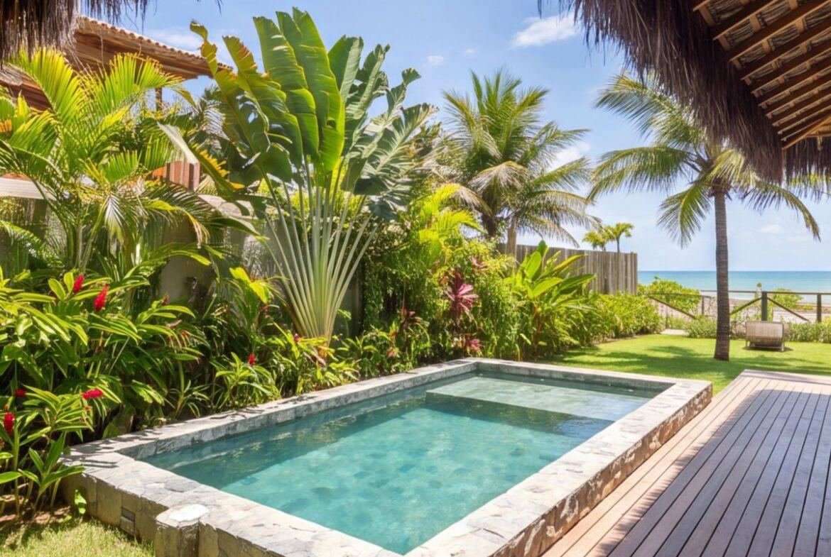 Casa em Maracaípe a poucos passos da praia dos surfistas — area-externa