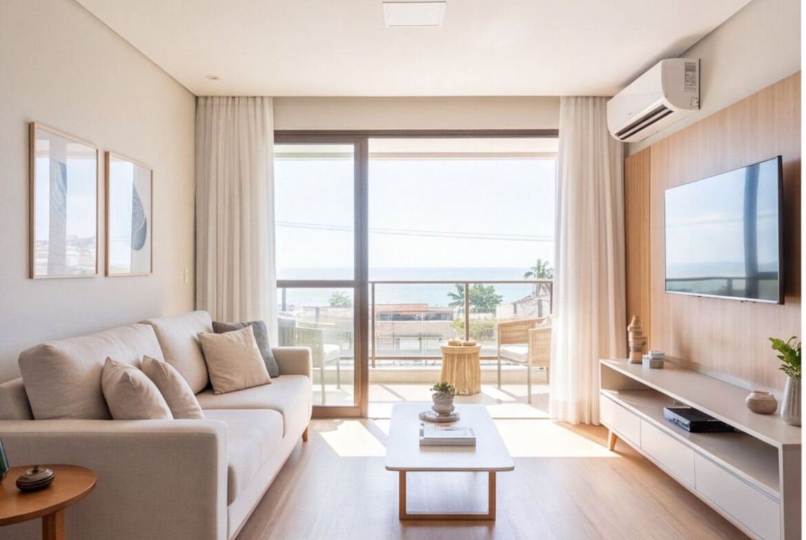 Apartamento reformado em Boa Viagem a duas quadras da praia — sala