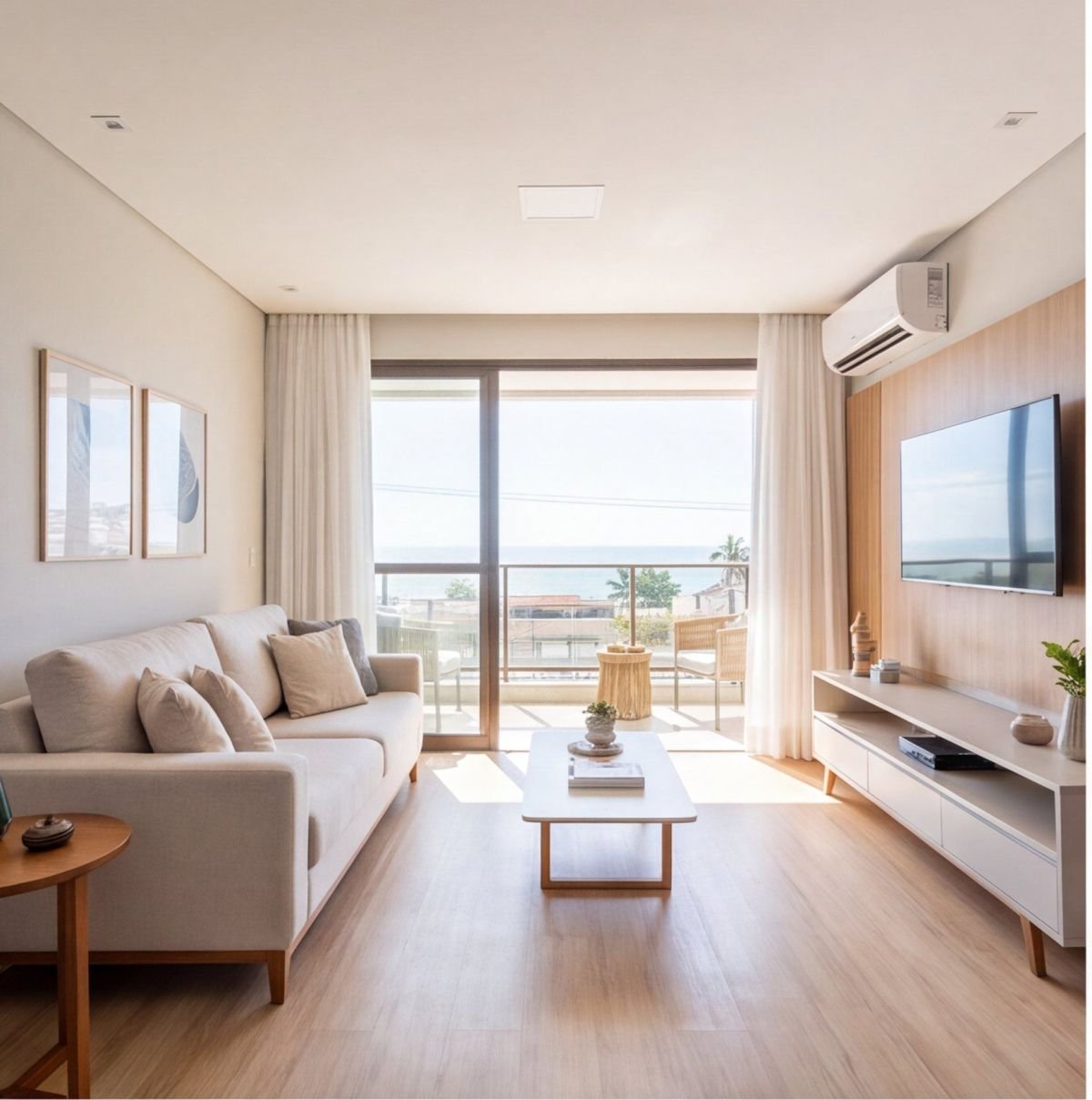 Apartamento reformado em Boa Viagem a duas quadras da praia — sala Apartamento reformado em Boa Viagem a duas quadras da praia — sala