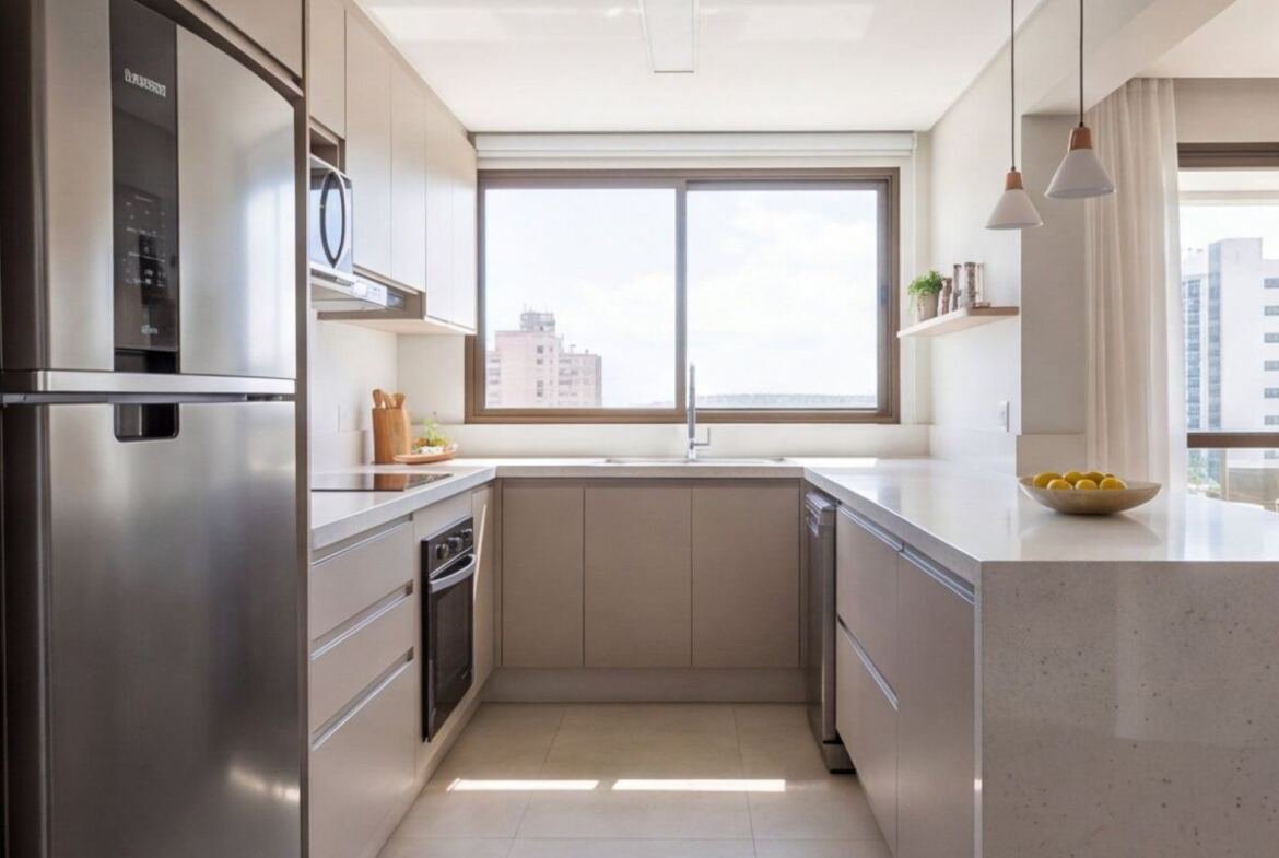 Apartamento reformado em Boa Viagem a duas quadras da praia — cozinha