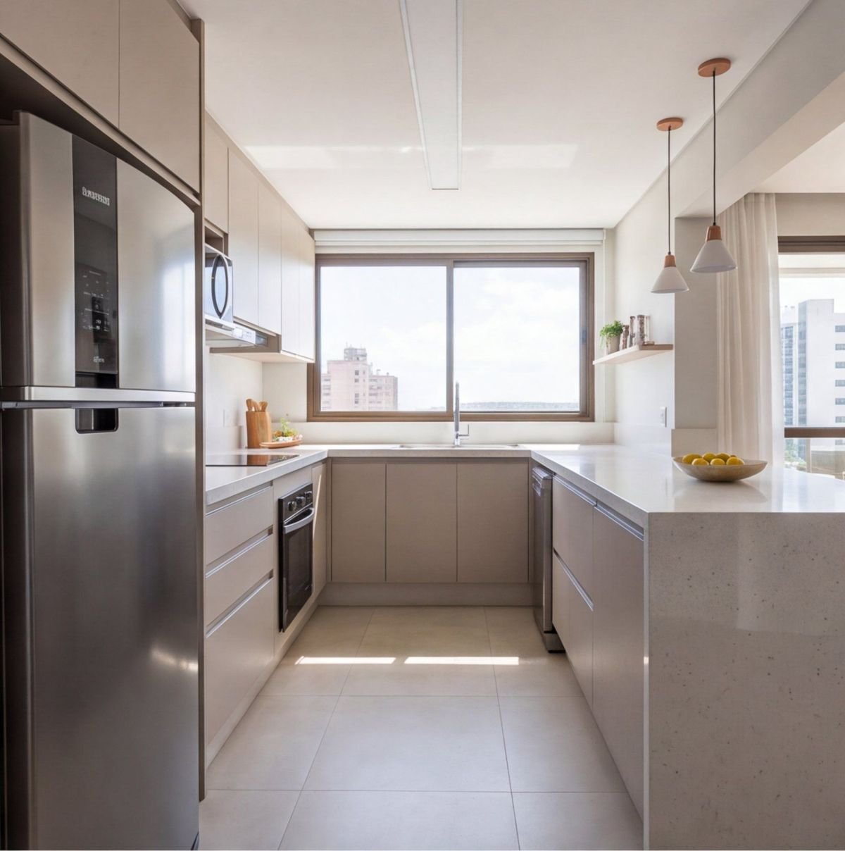 Apartamento reformado em Boa Viagem a duas quadras da praia — cozinha Apartamento reformado em Boa Viagem a duas quadras da praia — cozinha