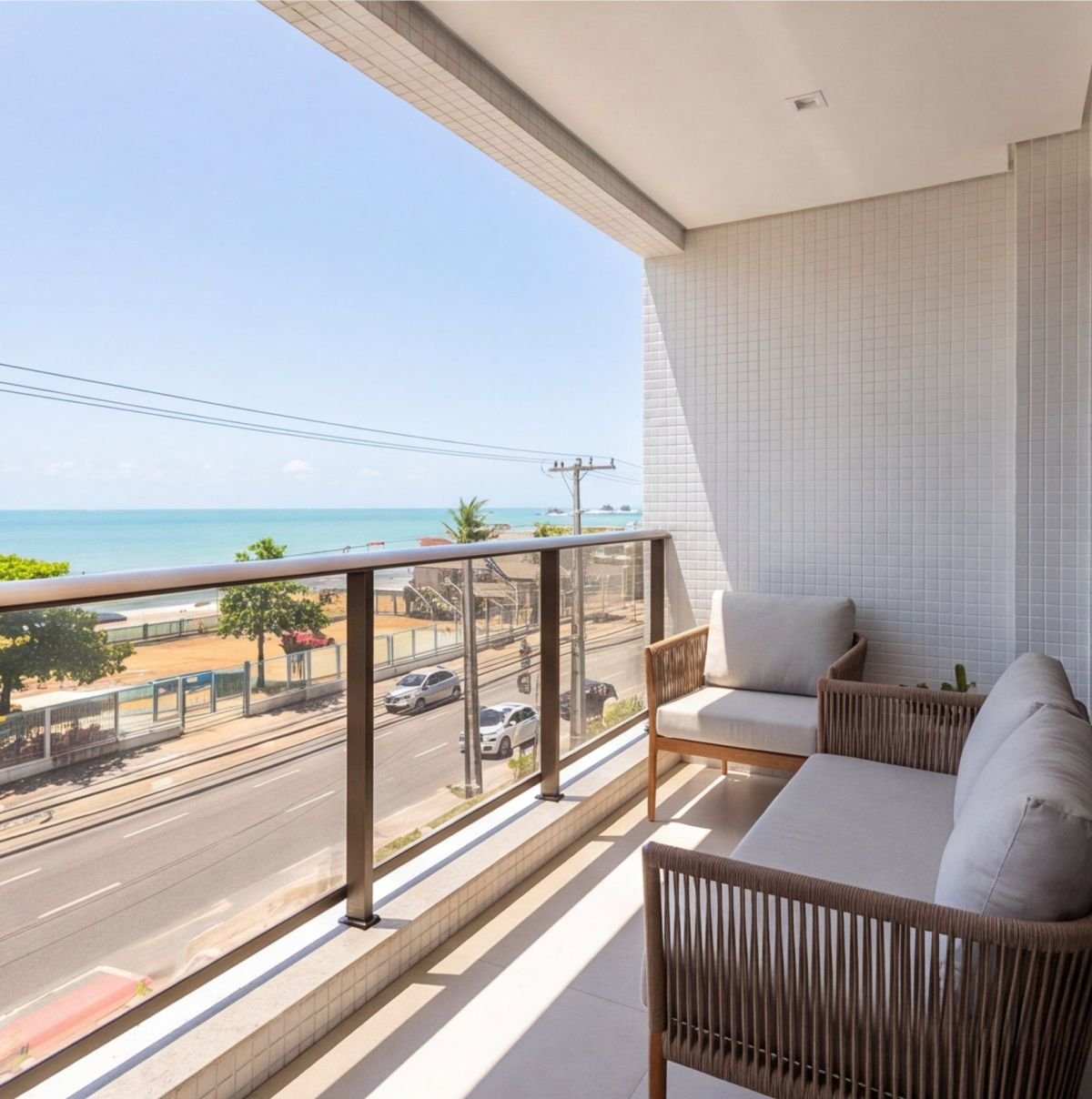Apartamento reformado em Boa Viagem a duas quadras da praia — area-externa Apartamento reformado em Boa Viagem a duas quadras da praia — area-externa