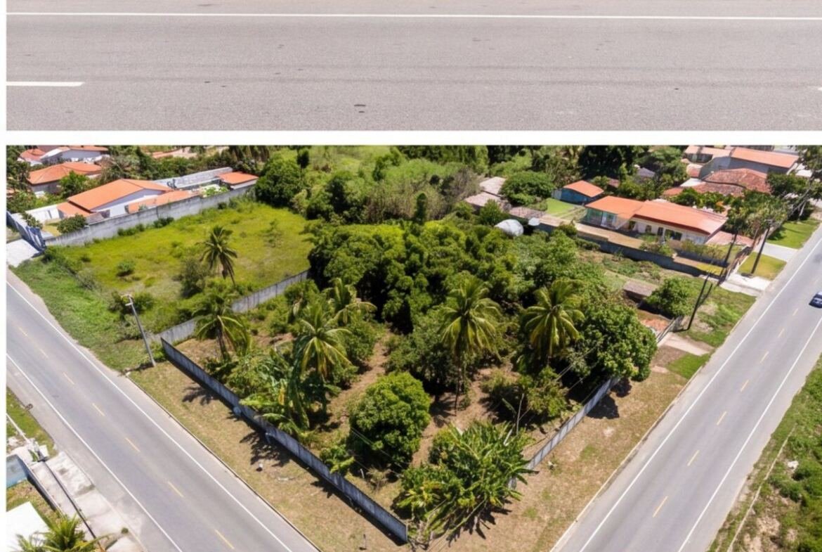 Terreno comercial em Ipojuca na rota de Porto de Galinhas — fachada