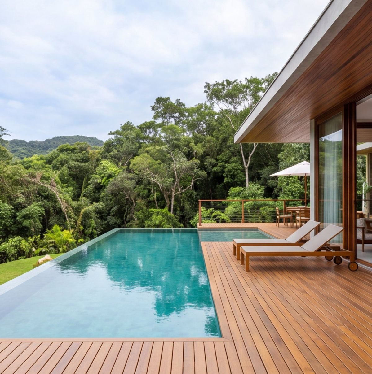 Casa na Reserva do Paiva com piscina e vista para a mata — area-externa
