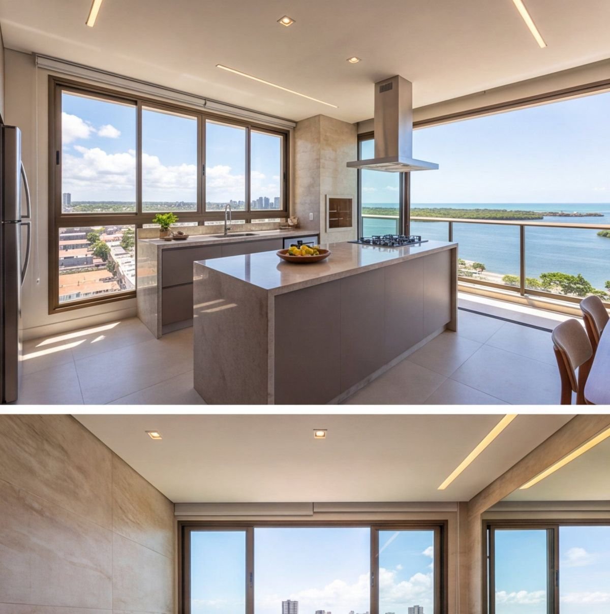 Cobertura duplex no Pina com piscina privativa — cozinha Cobertura duplex no Pina com piscina privativa — cozinha