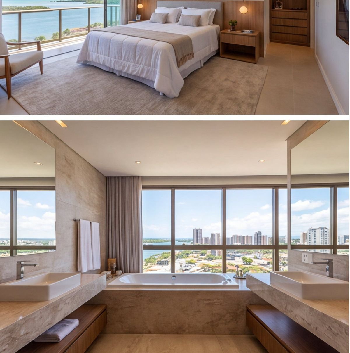 Cobertura duplex no Pina com piscina privativa — banheiro Cobertura duplex no Pina com piscina privativa — banheiro