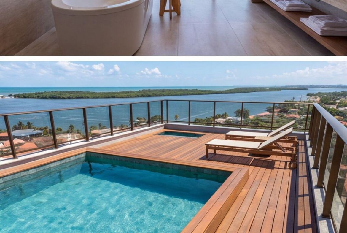 Cobertura duplex no Pina com piscina privativa — area-externa