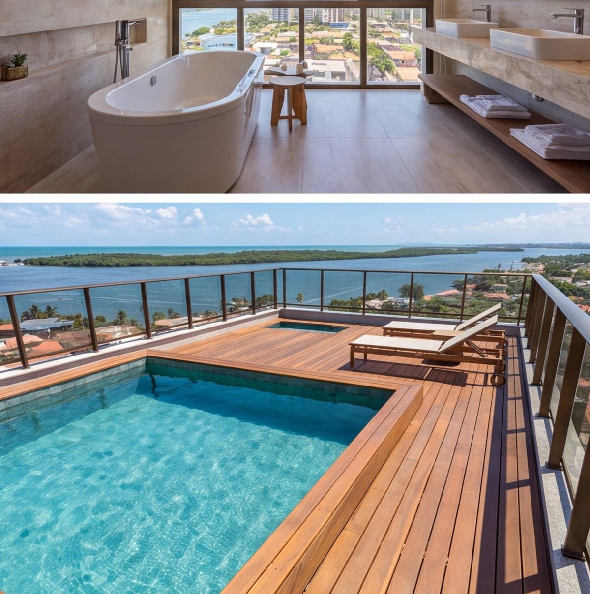 Cobertura duplex no Pina com piscina privativa — area-externa Cobertura duplex no Pina com piscina privativa — area-externa