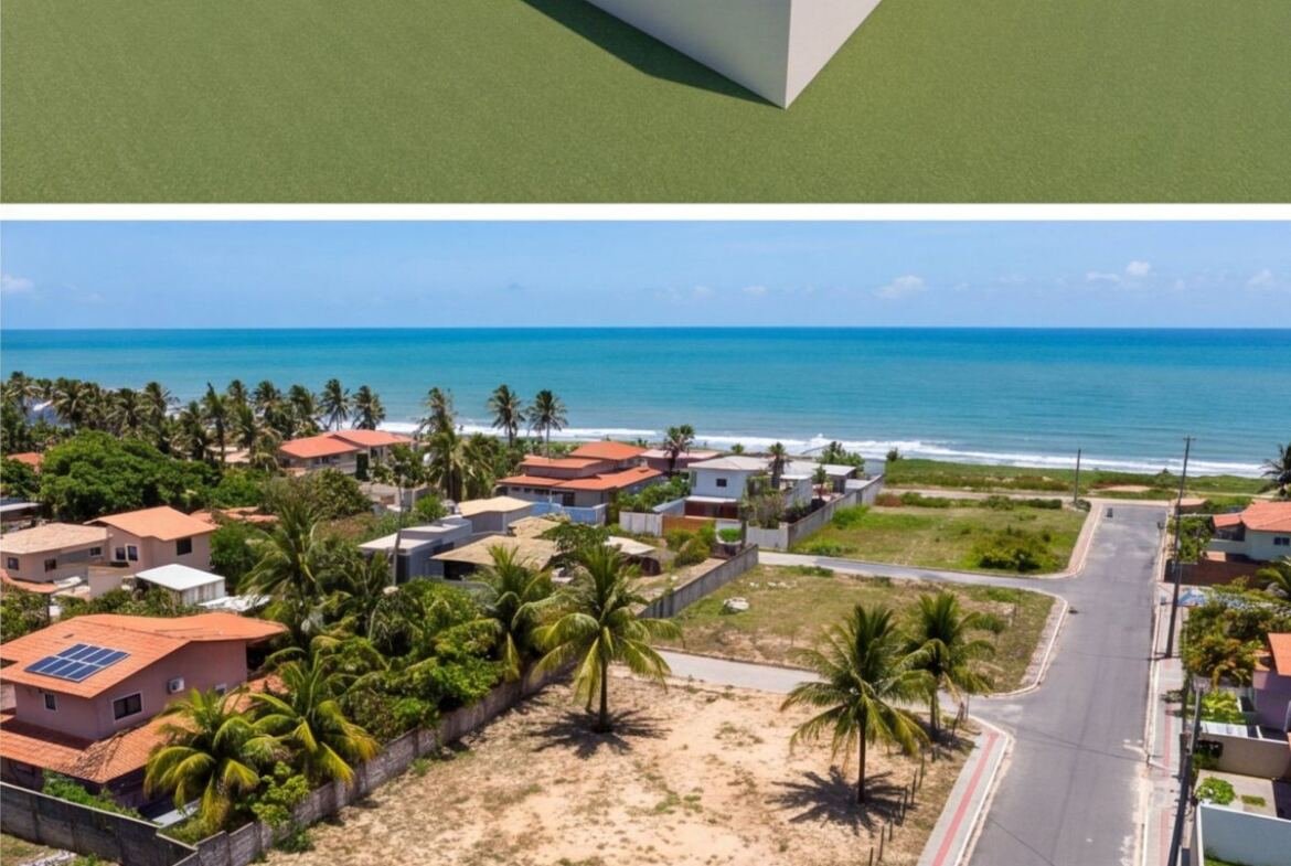 Terreno na Enseada dos Corais a duas quadras do mar — fachada