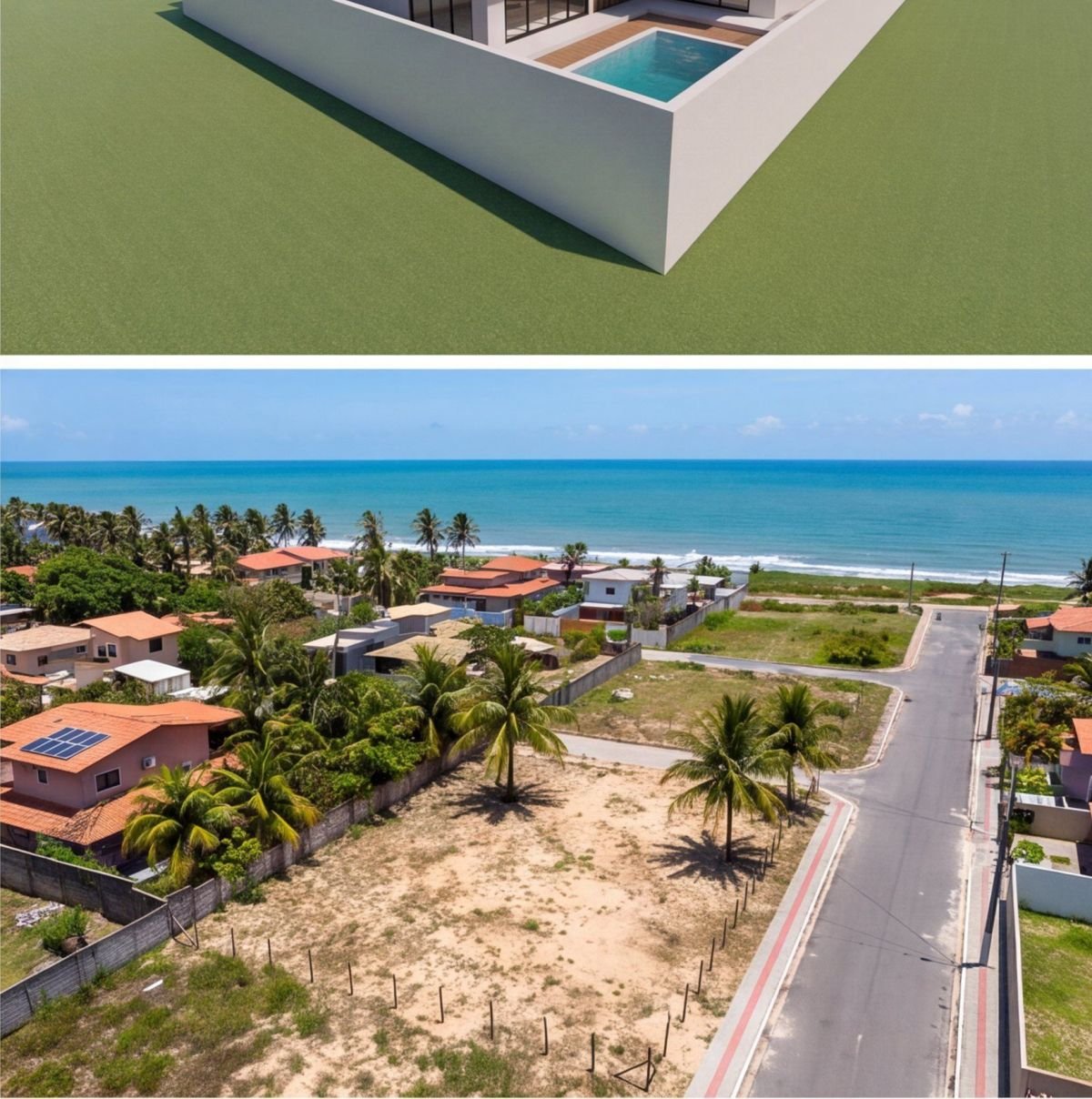 Terreno na Enseada dos Corais a duas quadras do mar — fachada Terreno na Enseada dos Corais a duas quadras do mar — fachada