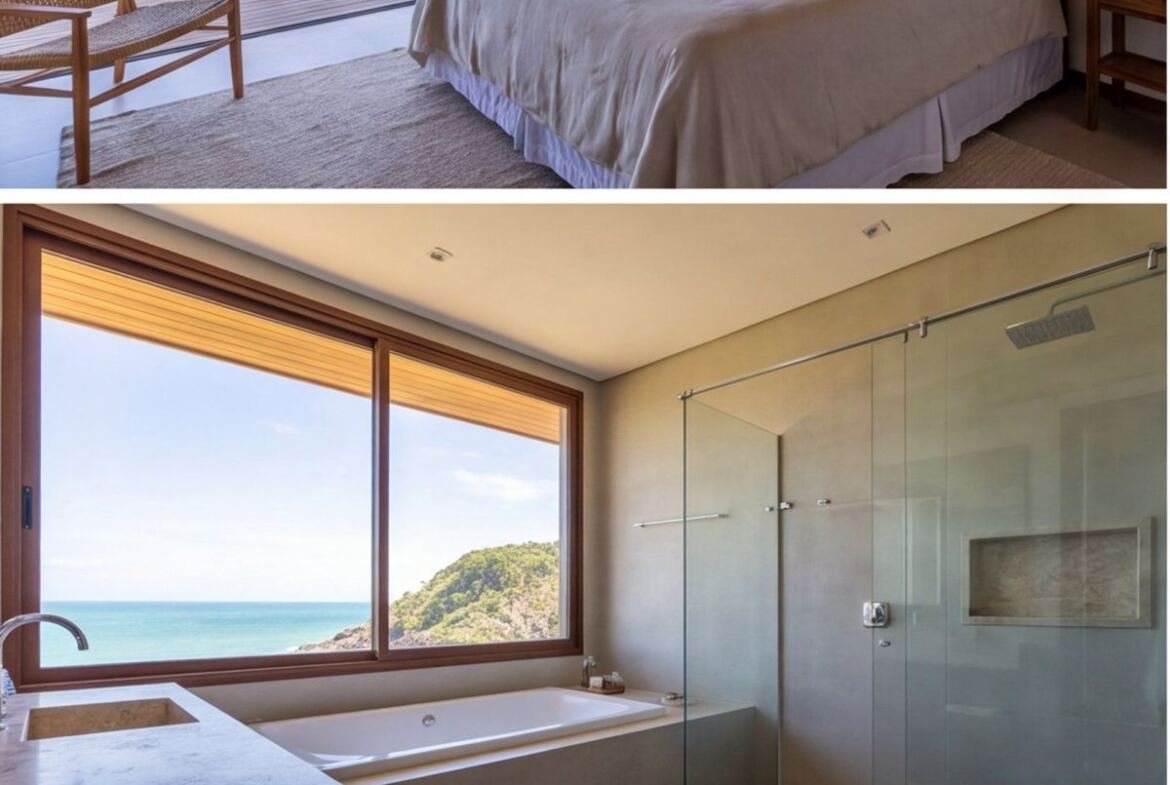 Casa em Calhetas com vista para a enseada — banheiro