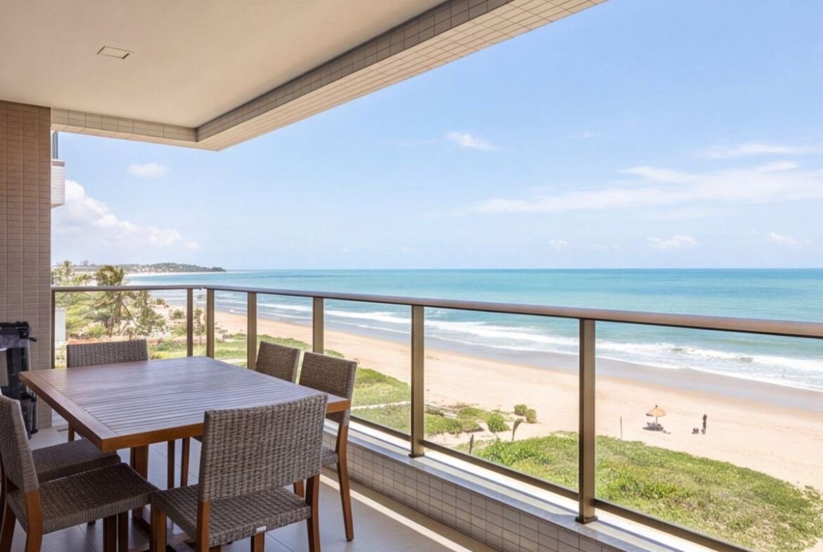 Apartamento em Candeias de frente para a praia — area-externa