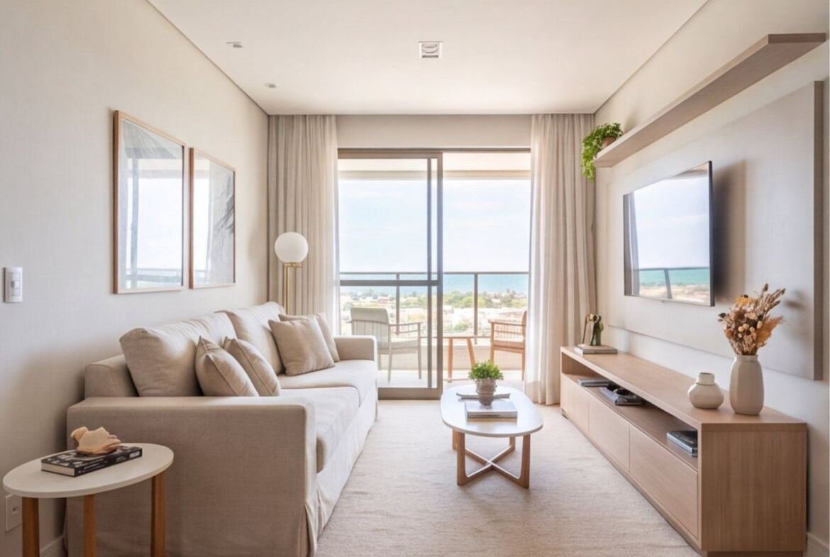 Apartamento em Candeias a 300 m da orla — sala