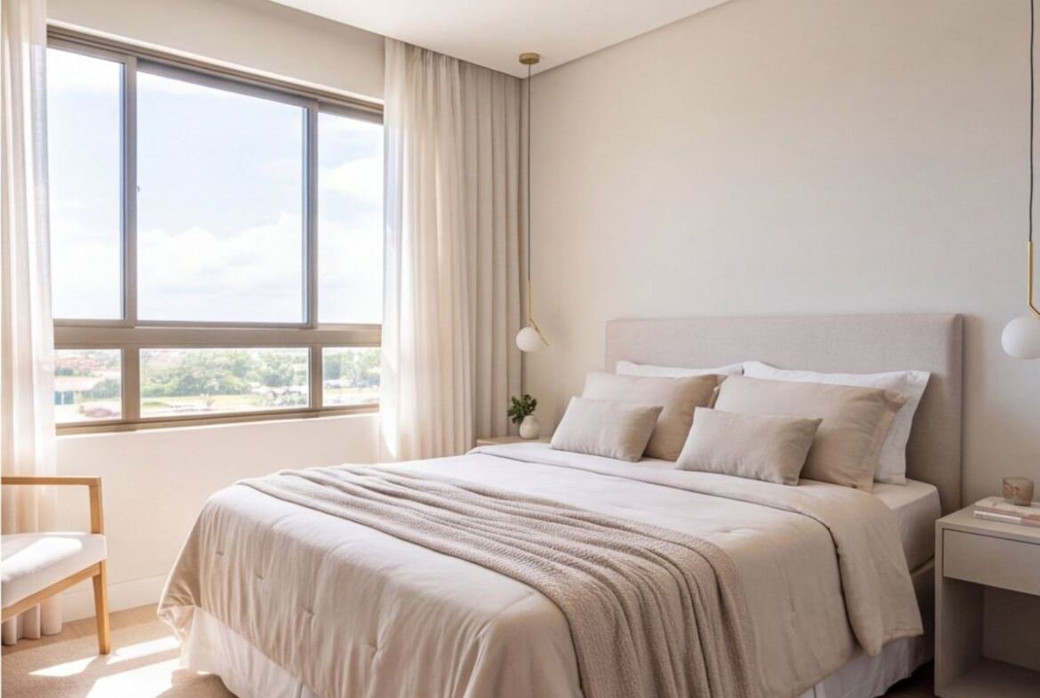 Apartamento em Candeias a 300 m da orla — quarto