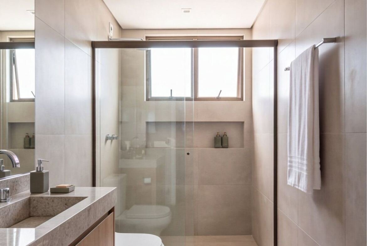 Apartamento em Candeias a 300 m da orla — banheiro