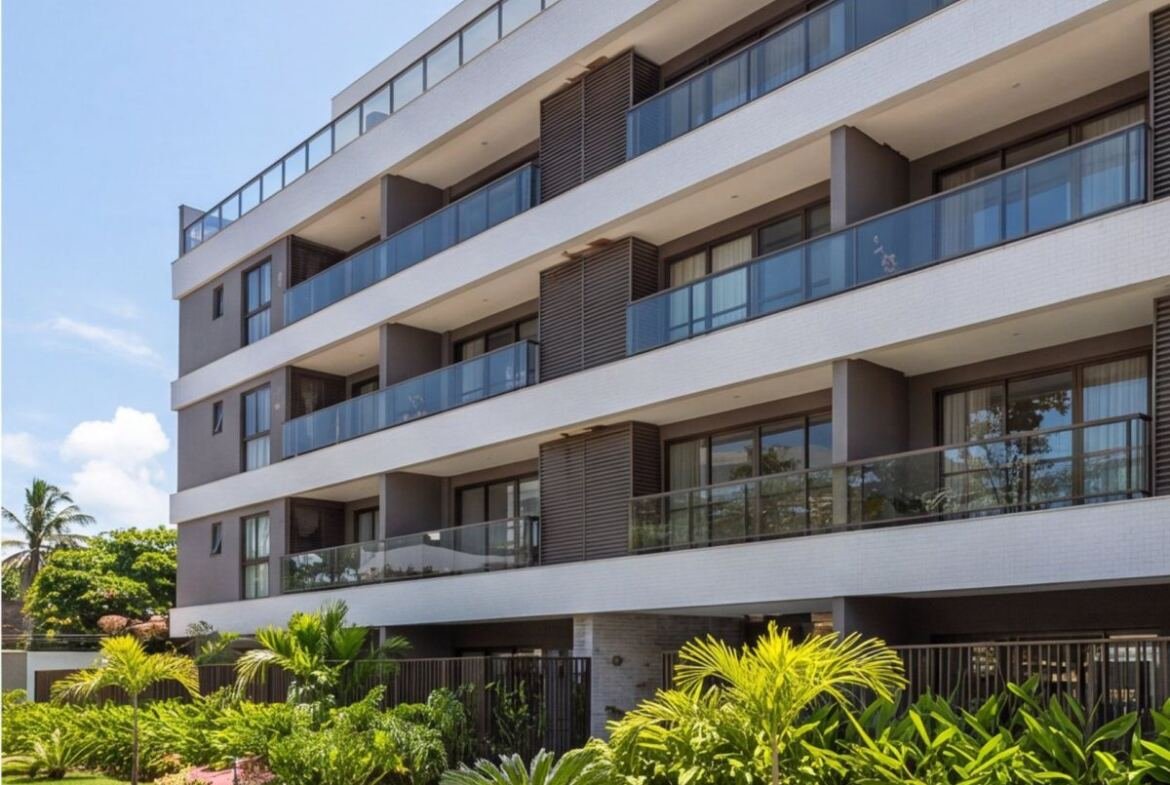 Apartamento em Candeias a 300 m da orla — fachada
