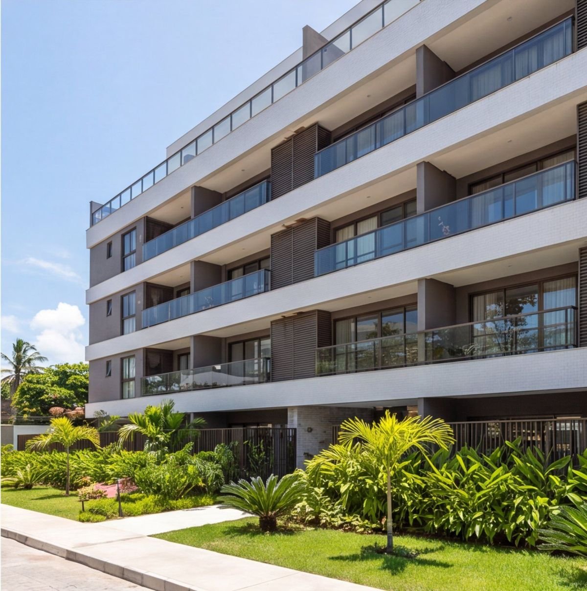 Apartamento em Candeias a 300 m da orla — fachada