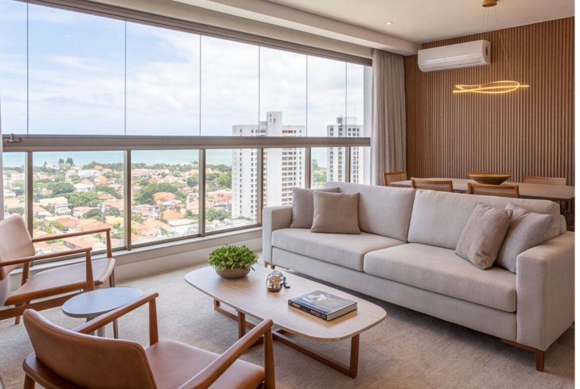 Cobertura em Boa Viagem com vista panorâmica — sala