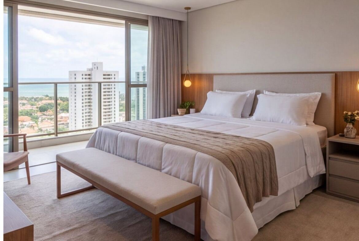 Cobertura em Boa Viagem com vista panorâmica — quarto