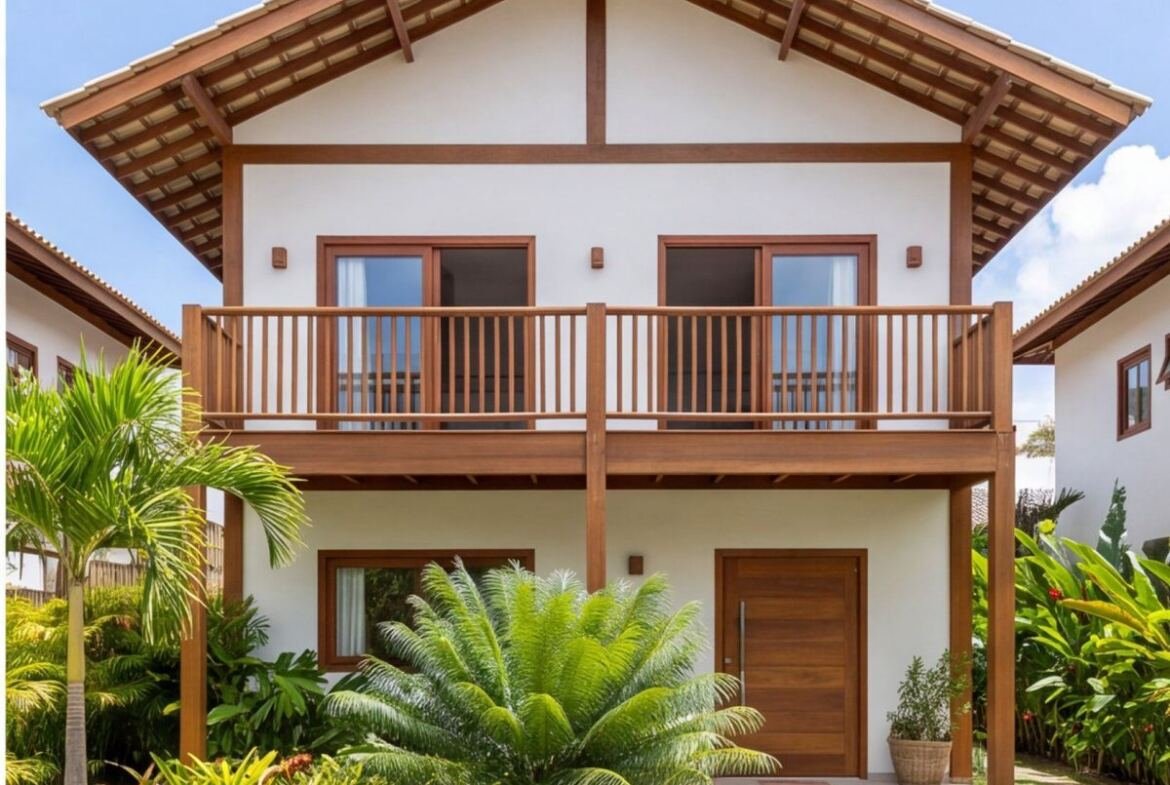 Casa em Porto de Galinhas em vila fechada — fachada
