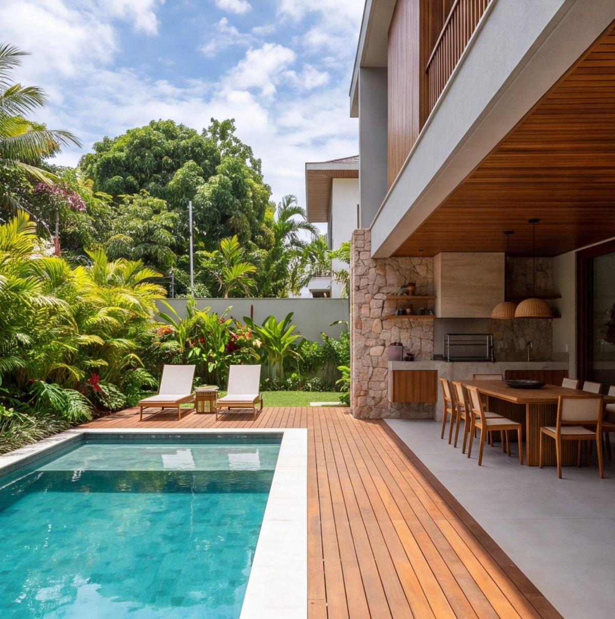 Casa em Casa Forte com jardim e área gourmet — area-externa Casa em Casa Forte com jardim e área gourmet — area-externa