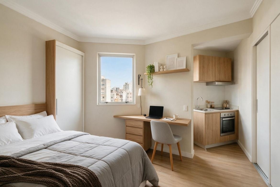 Studio na Boa Vista para investimento ou estudante